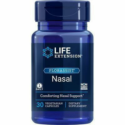 Life Extension FLORASSIST Nasal, 30 vegetarian capsules, front of bottle