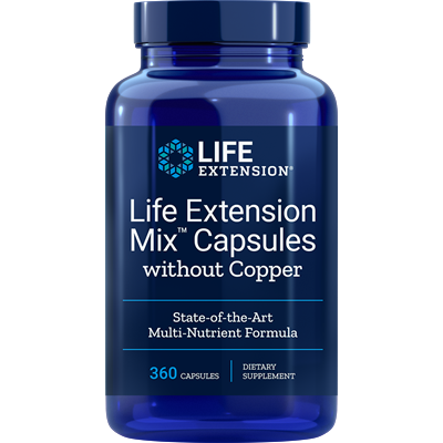 Life Extension Life Extension Mix without Copper, 360 capsules, front of bottle