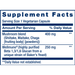 Life Extension Mushroom Immune with BetaGlucans 30 capsules supplement facts label