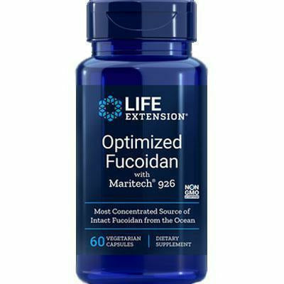 Life Extension Optimized Fucoidan 926, 60 vegetarian capsules, front of bottle