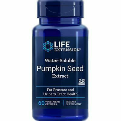 Life Extension Pumpkin Seed Extract, 60 vegetarian capsules, front of bottle