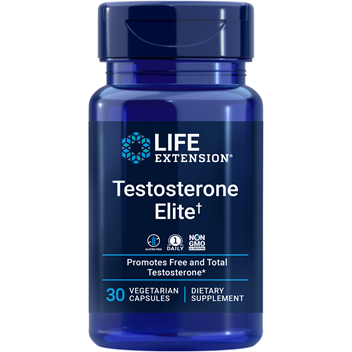 Life Extension Testosterone Elite, 30 capsules, front of bottle