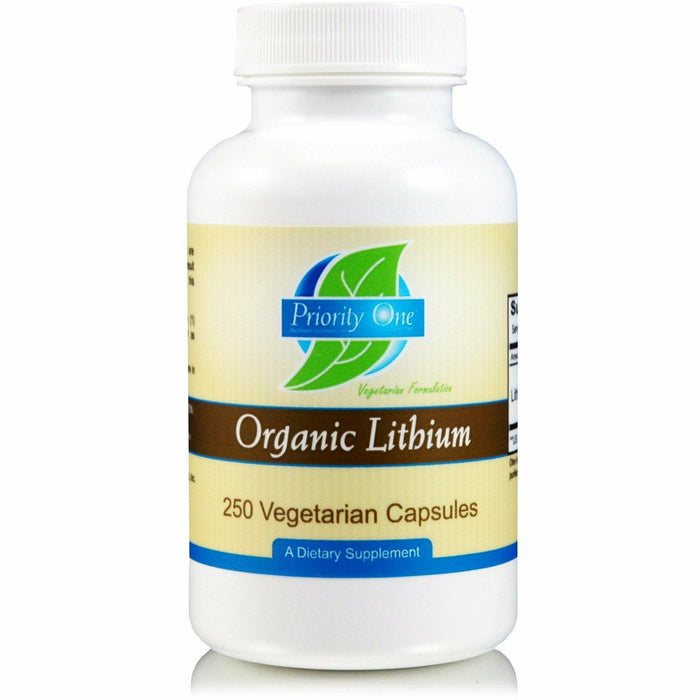 Priority One Vitamins, Lithium Organic 5 mg 250 caps