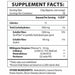 Master Supplements TruFiber 6.35 oz supplement facts label