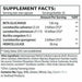 Master Supplements TruFlora Bio-Cleansing Probiotic 32 capsules supplement facts label
