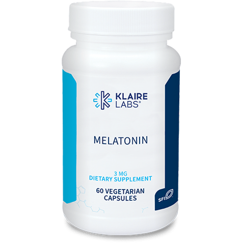 Klaire Labs, Melatonin 3 mg 60 caps
