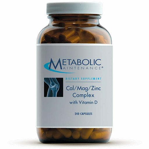 Metabolic Maintenance Cal/Mag/Zinc Complex with Vitamin D, 240 capsules, front of bottle