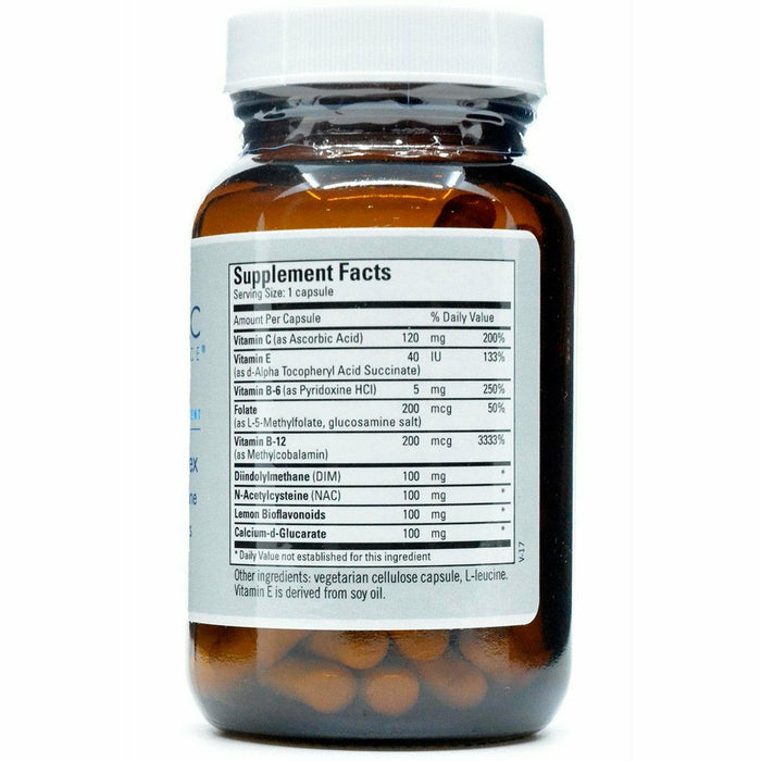 Metabolic Maintenance DIM Complex 60 veg capsules supplement facts label