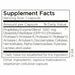 Metabolic Maintenance GluDaZyme 500 mg 60 capsules supplement facts label