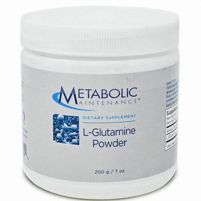 Metabolic Maintenance L-Glutamine Powder, 200 g, front of container