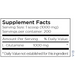 Metabolic Maintenance L-Glutamine Powder 200 g supplement facts label