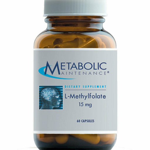 Metabolic Maintenance L-Methylfolate 15 mg, 60 capsules, front of bottle