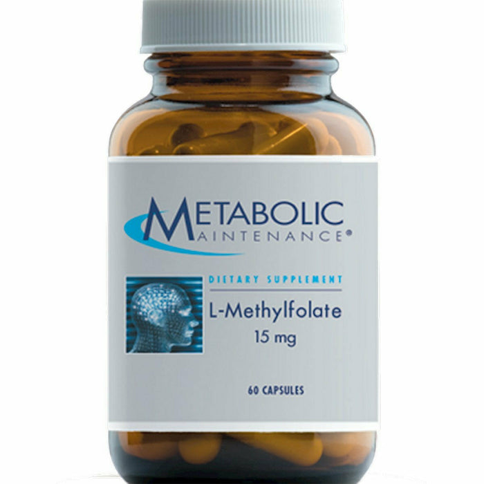Metabolic Maintenance L-Methylfolate 15 mg, 60 capsules, front of bottle