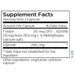 Metabolic Maintenance L-Methylfolate 15 mg 60 capsules supplement facts label