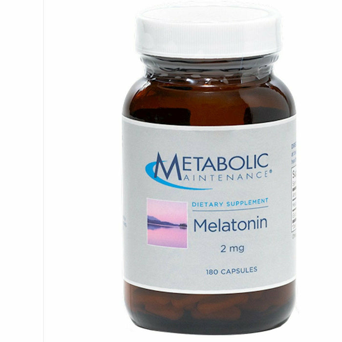 Metabolic Maintenance Melatonin 2 mg, 180 capsules, front of bottle