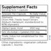 Metabolic Maintenance Metabolic Detox 60 capsules supplement facts label