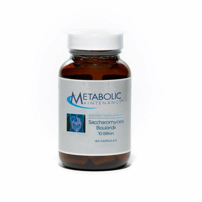 Metabolic Maintenance Saccharomyces Boulardii 10 Billion, 60 capsules, front of bottle, older label design