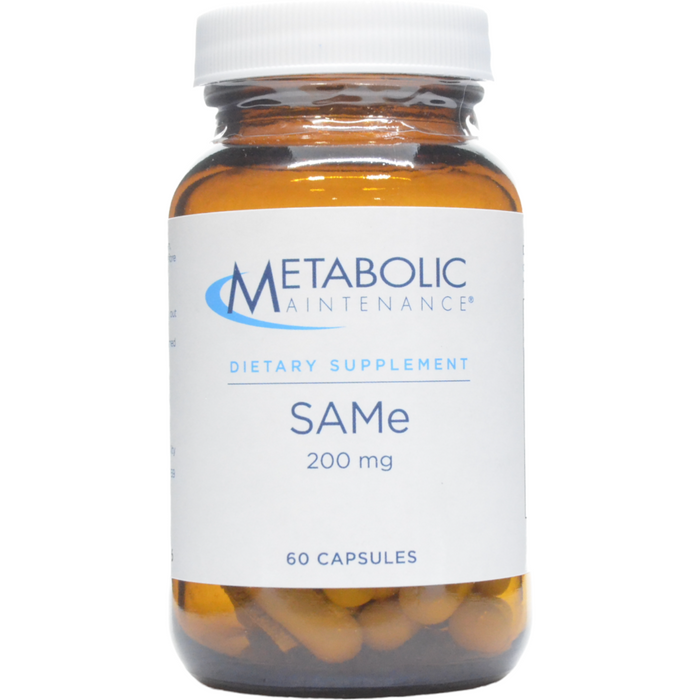 Metabolic Maintenance SAMe 200 mg, 60 capsules, front of bottle