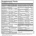 Metabolic Maintenance The Big One with Iron 100 capsules supplement facts label