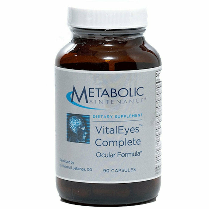 Metabolic Maintenance Vital Eyes Complete, 90 capsules, front of bottle