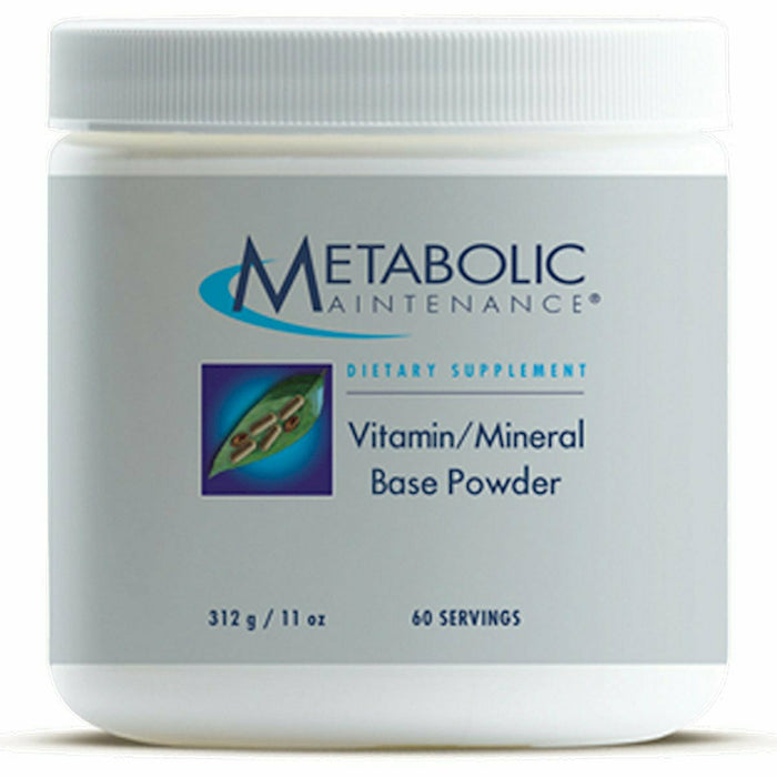 Metabolic Maintenance Vitamin/Mineral Base Powder, 312 g, front of container