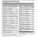 Metabolic Maintenance Vitamin/Mineral Base Powder 312 g supplement facts label