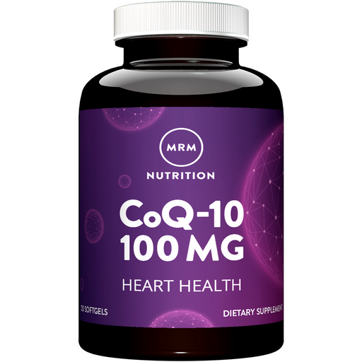 Metabolic Response Modifier CoQ-10 100 mg, 60 softgels, front of bottle
