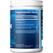Metabolic Response Modifier L-Glutamine Powder 325 g supplement facts label
