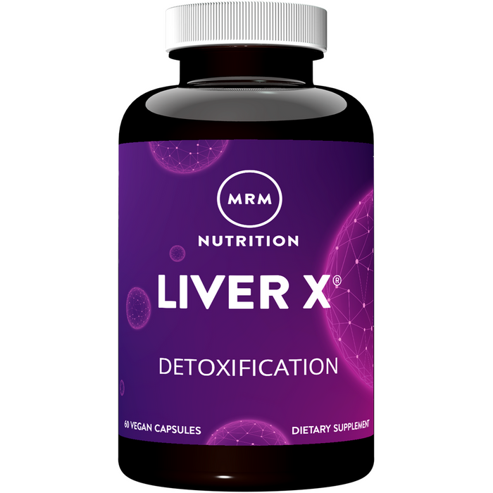Metabolic Response Modifier Liver X, 60 vegan capsules, front of bottle