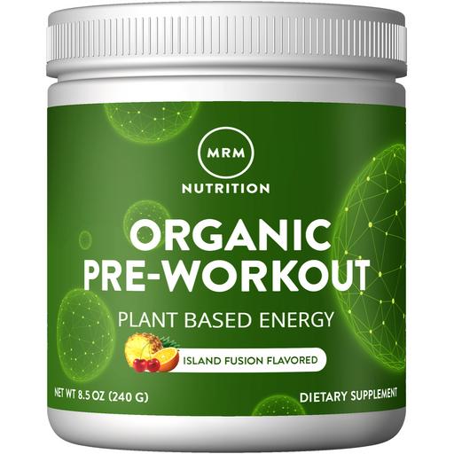 Metabolic Response Modifier Organic Pre-Workout, Island Fusion, 240 g, front of tub