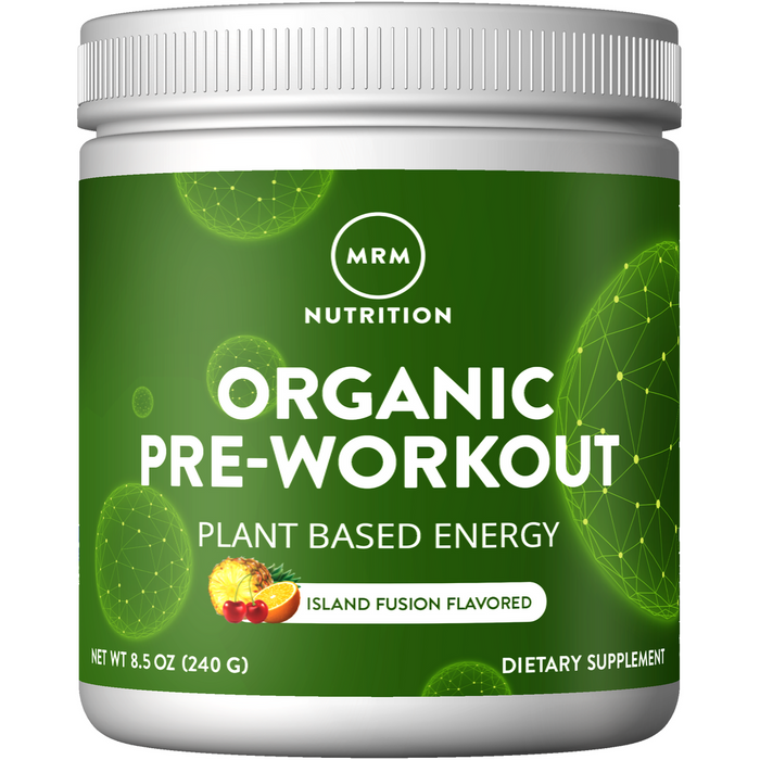 Metabolic Response Modifier Organic Pre-Workout, Island Fusion, 240 g, front of tub