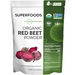 Metabolic Response Modifier Organic Red Beet Powder, 8.5 oz, front of pouch