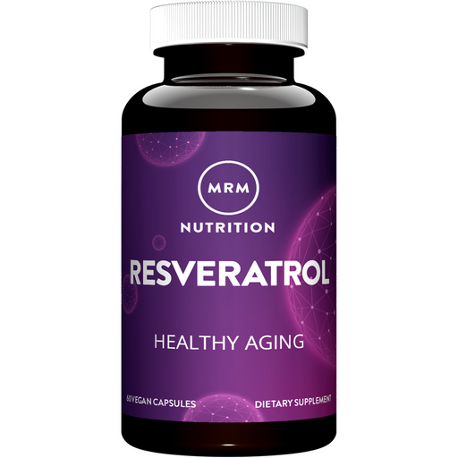 Metabolic Response Modifier Resveratrol, 60 capsules, front of bottle