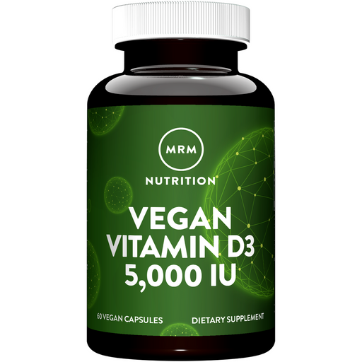 Metabolic Response Modifier Vegan Vitamin D3 5000 IU, 60 vegan capsules, front of bottle