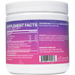 Microbiome Labs MegaPre Powder 5.5 oz supplement facts label
