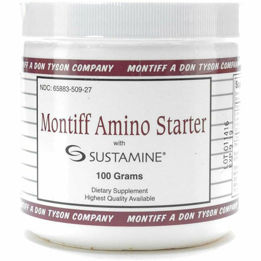 Montiff Amino Starter, 100 g, front of jar