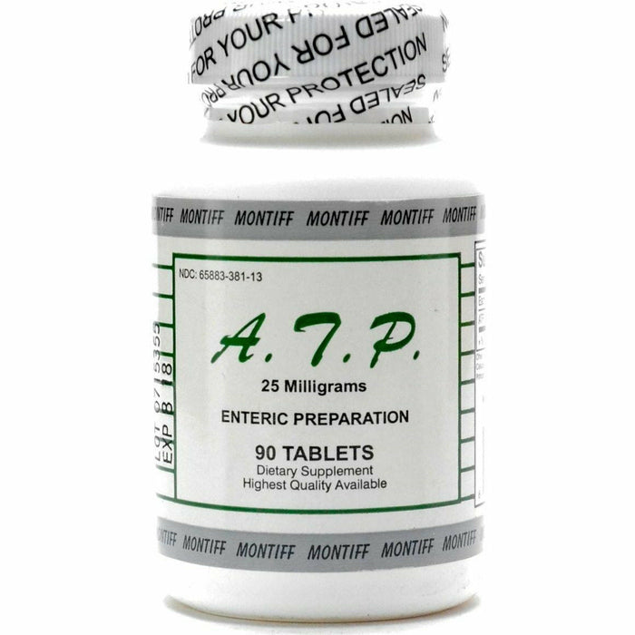 Montiff ATP 25 mg, 90 tablets, front of bottle