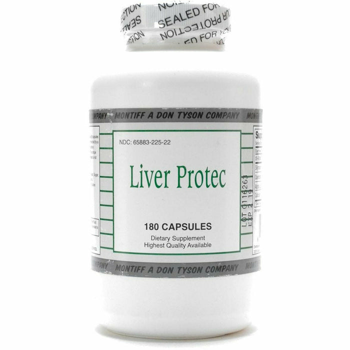 Montiff Liver Protec, 180 capsules, front of bottle