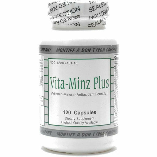 Montiff Vita-Minz Plus, 120 capsules, front of bottle
