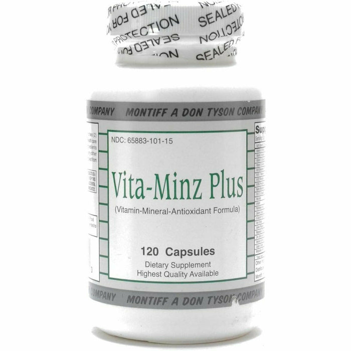 Montiff Vita-Minz Plus, 120 capsules, front of bottle