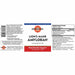 Mushroom Wisdom Lion's Mane Amyloban 180 vegetarian tablets full label with supplement facts