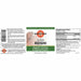 Mushroom Wisdom Super Reishi 120 vegetarian tablets full label with supplement facts