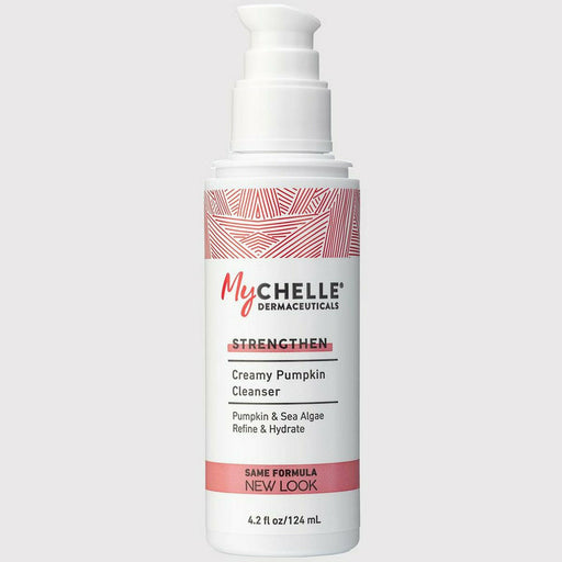 MyChelle Dermaceuticals Creamy Pumpkin Cleanser, 4.2 fl oz, front of pump bottle
