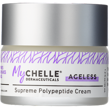 MyChelle Dermaceuticals Supreme Polypeptide Cream, 1.2 fl oz, front of jar