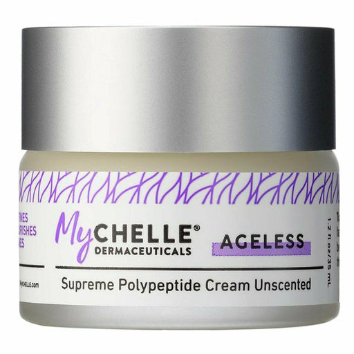 MyChelle Dermaceuticals Supreme Polypeptide Cream Unscented, 1.2 oz, front of jar