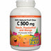 Natural Factors C 500 mg Peach, Passionfruit and Mango, 90 chewable wafers, front of bottle
