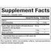 Natural Factors Chewable Ginger 500 mg 90 chewable tablets supplement facts label