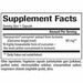 Natural Factors CurcuminRich Double Strength Theracurmin 30 veg capsules supplement facts label