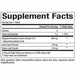 Natural Factors DGL Deglycyrrhizinated Licorice 400 mg 180 chewable tablets supplement facts label