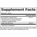 Natural Factors ResveratrolRich 60 capsules supplement facts label